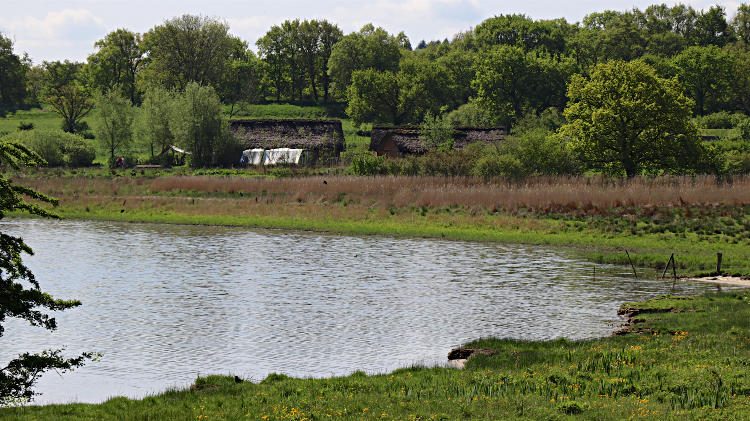 Viking Houses at the Hedeby Viking Museum