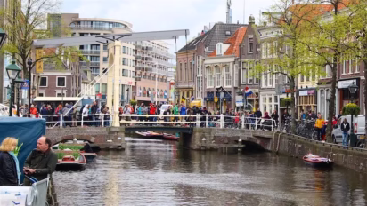 Cheese Market Day in Alkmaar 1386