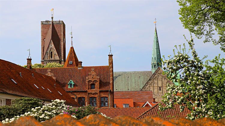 Ribe Cathedral Dominates the Town Skyline