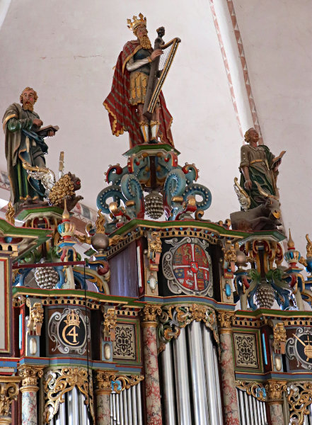 Ribe Cathedral Organ Box Detail