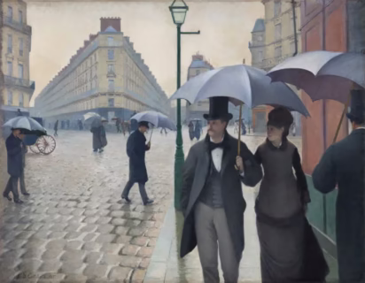 Gustave Caillebotte, Rue de Paris, temps de pluie 