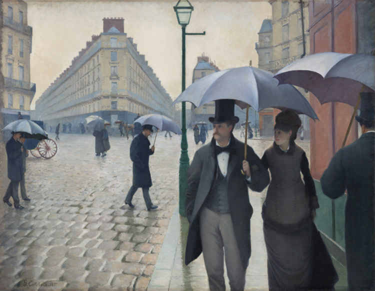 Gustave Caillebotte, Rue de Paris, temps de pluie