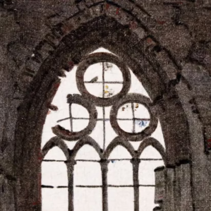 Friedrich Detail from Abtei im Eichwald