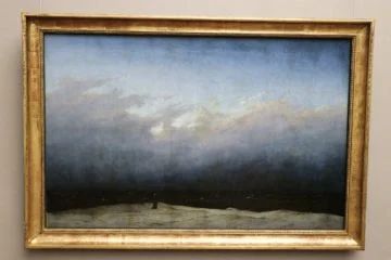 Caspar David Friedrich Monk at the Sea