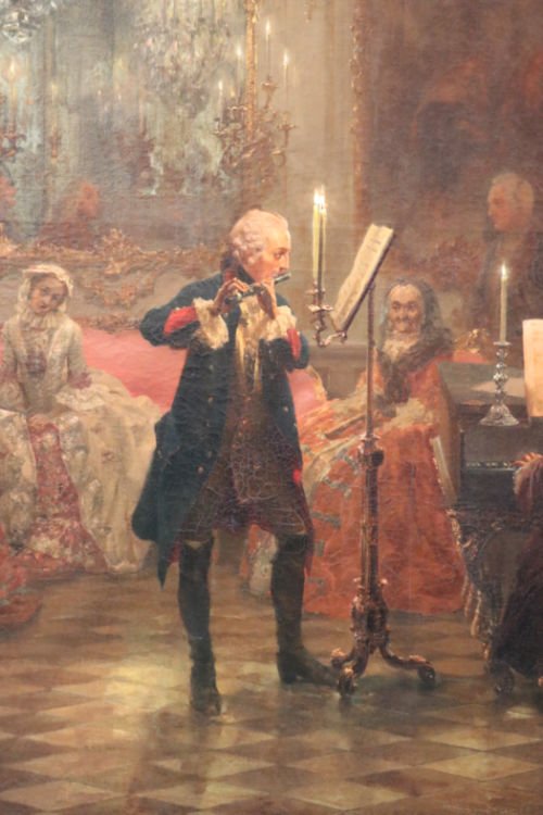 Menzel's Flute Concert of Frederick the Great in Sanssouci