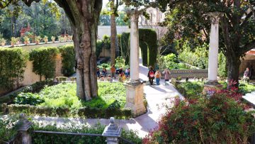 Gardens of the Real Alcazar in Seville