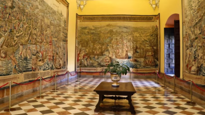 Tapestries in the Gothic Palace in Seville