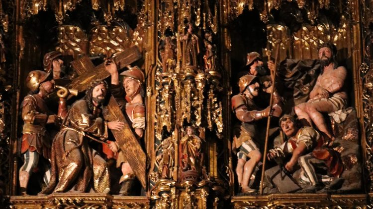 Detail from the High Altar in Seville Cathedral