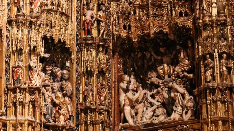 High Altar in Seville Cathedral Detail