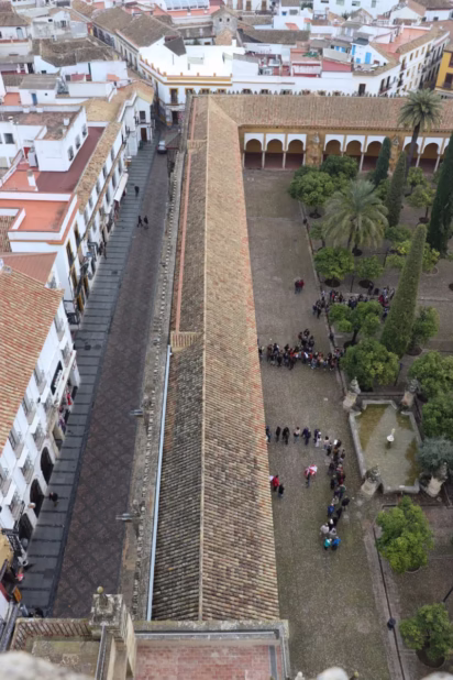 Ticket Queues for Visiting the Mezquita in Cordoba, Andalusia, Spain
