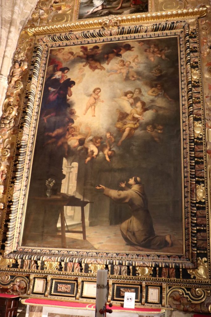 Murillo's Vision of St Anthony in Seville Cathedral
