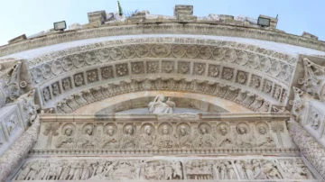 Main Portal of the Baptistery of Pisa