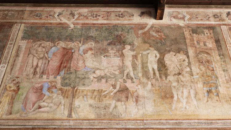 Creation of Man and Original Sin Fresco