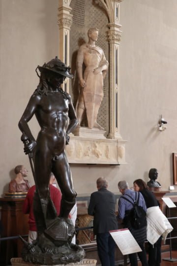 Donatello's Bronze David with St George