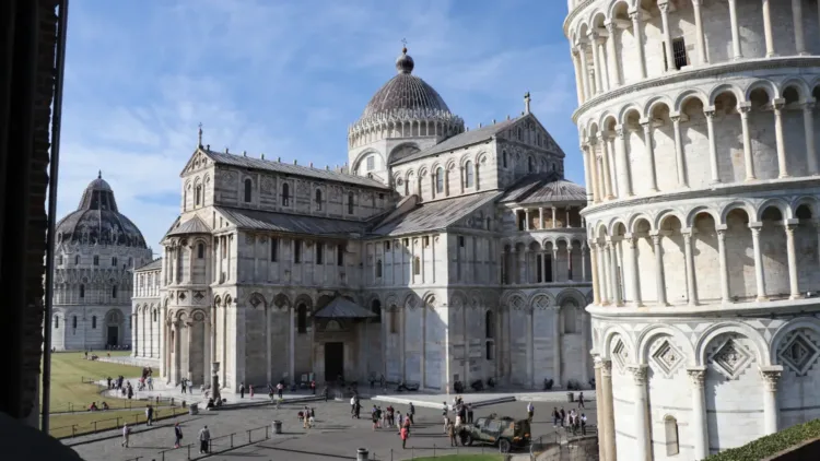 Field of Miracles Seen from the Cathedral Museum in Pisa
