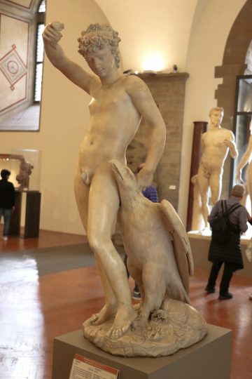 Ganymede by Cellini in the Bargello