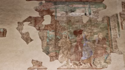 Burning of Sodom Fresco in Pisa