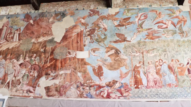 Triumph of Death Fresco in the Camposanto in Pisa