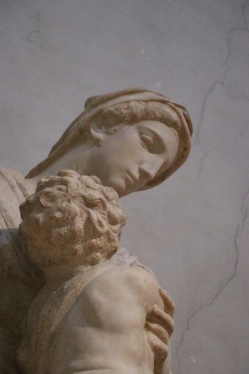 Madonna by Michelangelo in the New Sacristy in Florence