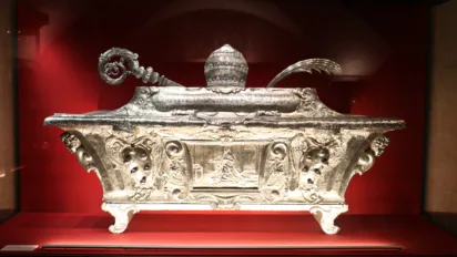 Reliquary of Pope St Mark, St Amatus, the Abbot and St Condordia Martyr,