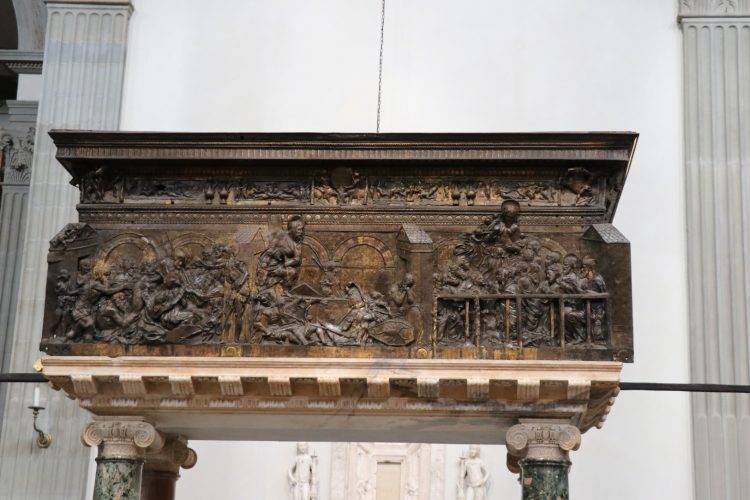 Donatello's Resurrection Pulpit in San Lorenzo in Florence
