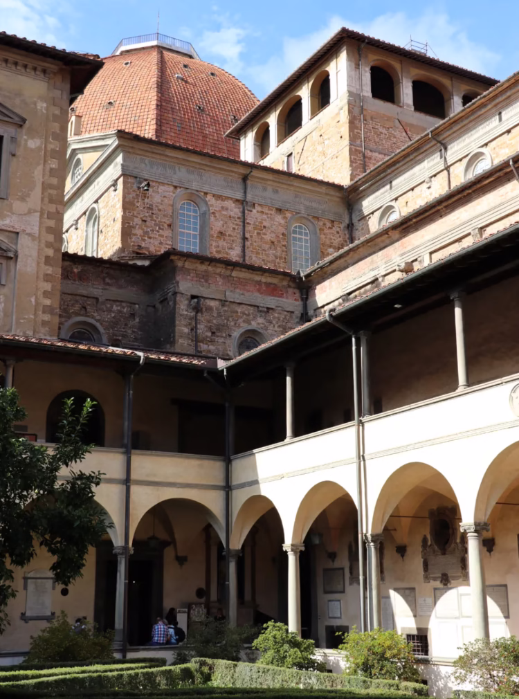 San Lorenzo Complex in Florence from the Cloisters