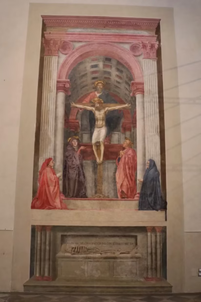 Holy Trinity by Masaccio in Santa Maria Novella in Florence