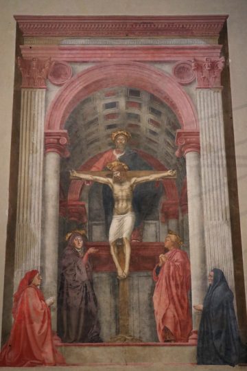 Holy Trinity by Masaccio in Santa Maria Novella in Florence