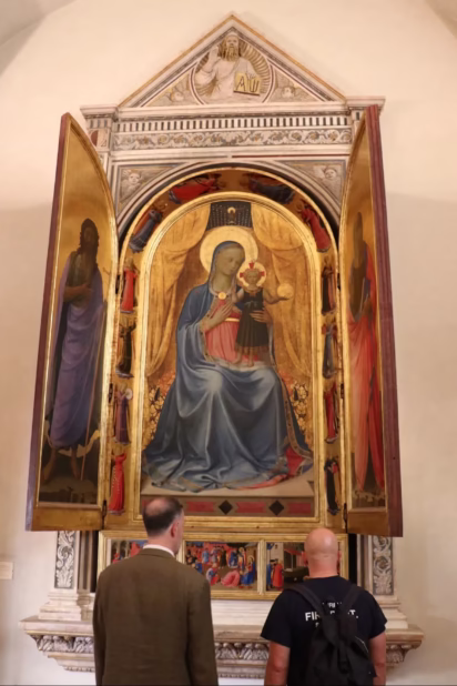 Tabernacle of the Linaioli in the San Marco Museum in Florence