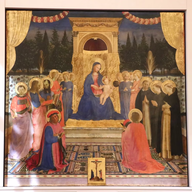 Altarpiece from San Marco (also Madonna and Saints) in the San Marco Museum in Florence