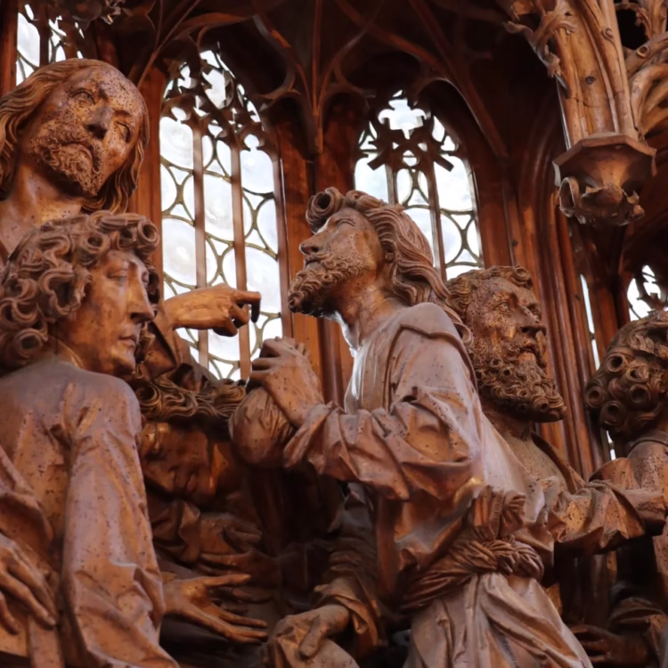 Christ and Judas Holy Blood Altar