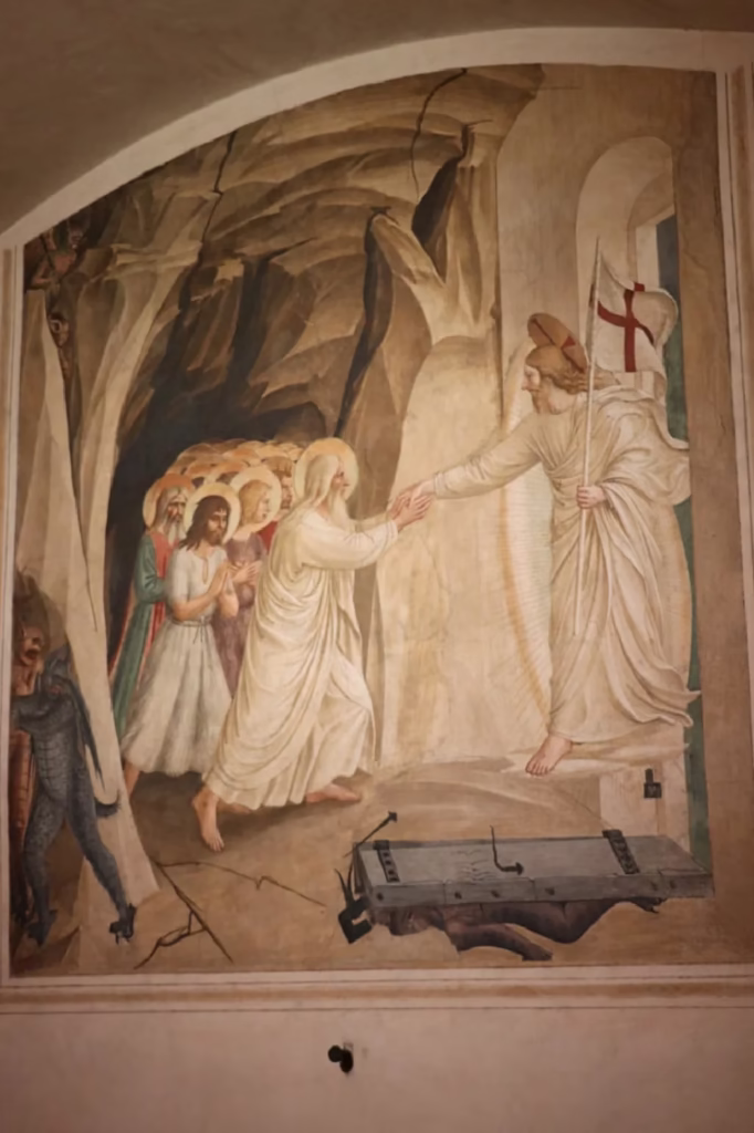 Christ in Limbo Fresco in San Marco Florence