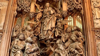 Detail of the Riemenschneider Altar in the Herrgottskirche in Creglingen