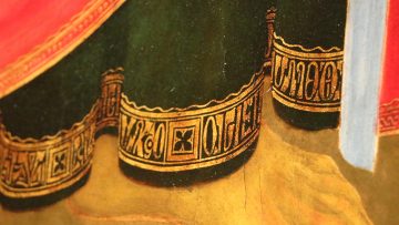 Details of the Tabernacle of the Linaioli in the San Marco Museum in Florence