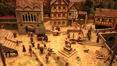 Diorama of Medieval Punishments  in the Medieval Crime (Torture) Museum in Rothenburg ob der Tauber.