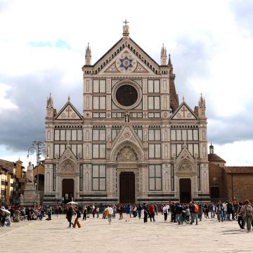Facade of Santa Croce in Florence