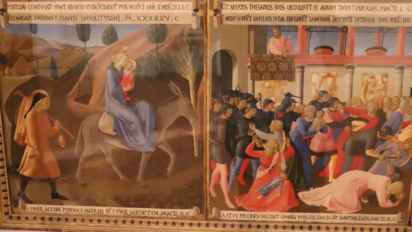 Flight to Egypt in the San Marco Museum in Florence