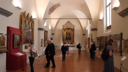 Fra Angelico Paintings in the San Marco Museum in Florence