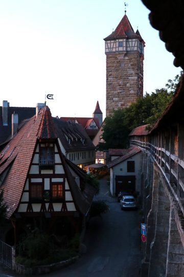 Rödertor and the Gerlachschmiede in Rothenburg ob der Tauber