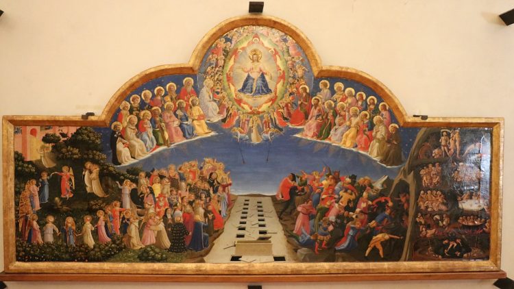 Last Judgement by Fra Angelico in the San Marco Museum in Florence