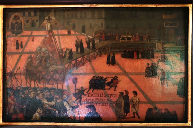 Painting of the Death of Savonarola