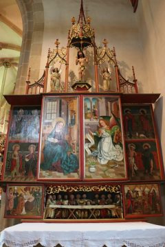 Right Altar in Herrgottskirche in Creglingen