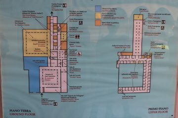 Map of San Marco Museum in Florence