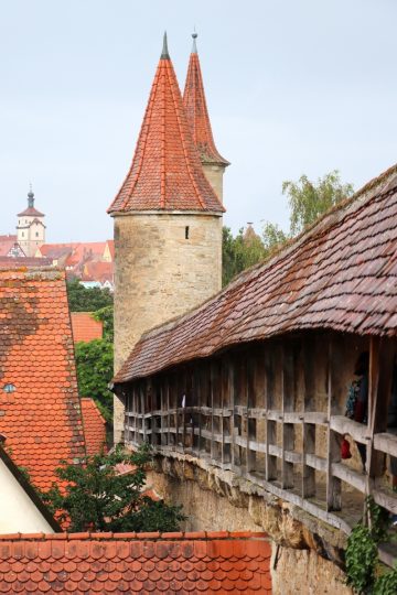 Sentry Walk on the Walls of Rothenburg