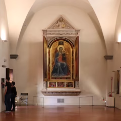 Tabernacle of the Linaioli in the San Marco Museum in Florence