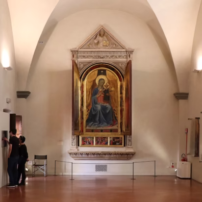 Tabernacle of the Linaioli in the San Marco Museum in Florence