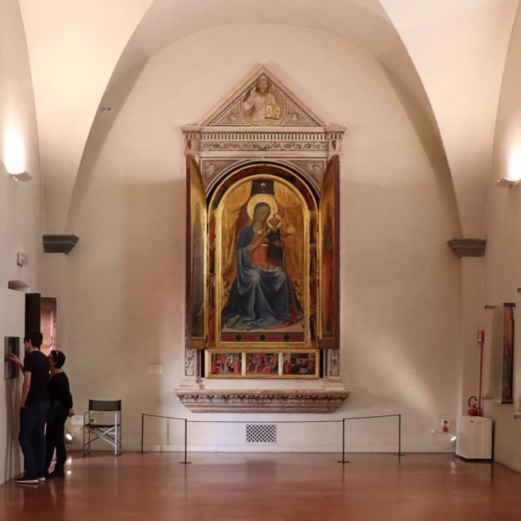 Tabernacle of the Linaioli in the San Marco Museum in Florence