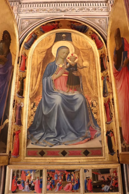 Tabernacle of the Linaioli in the San Marco Museum in Florence