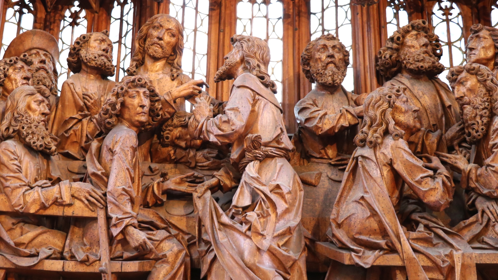See the Tilman Riemenschneider Holy Blood Altar in Rothenburg ob der Tauber