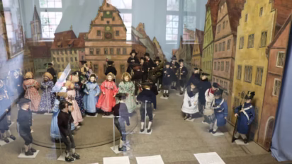 Schäferstanz (Shepherds’ Dance) display